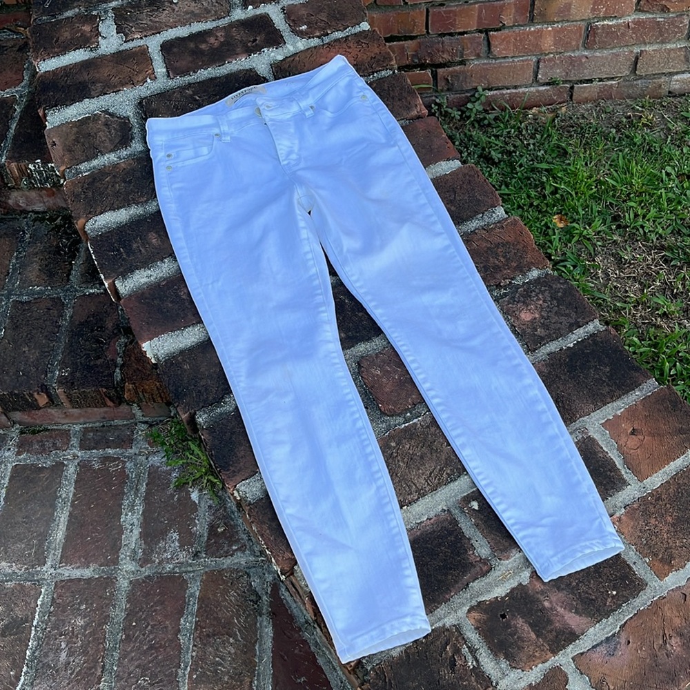 Liverpool White the ankle Skinny Jeans Size 2/26 - Picture 6 of 7
